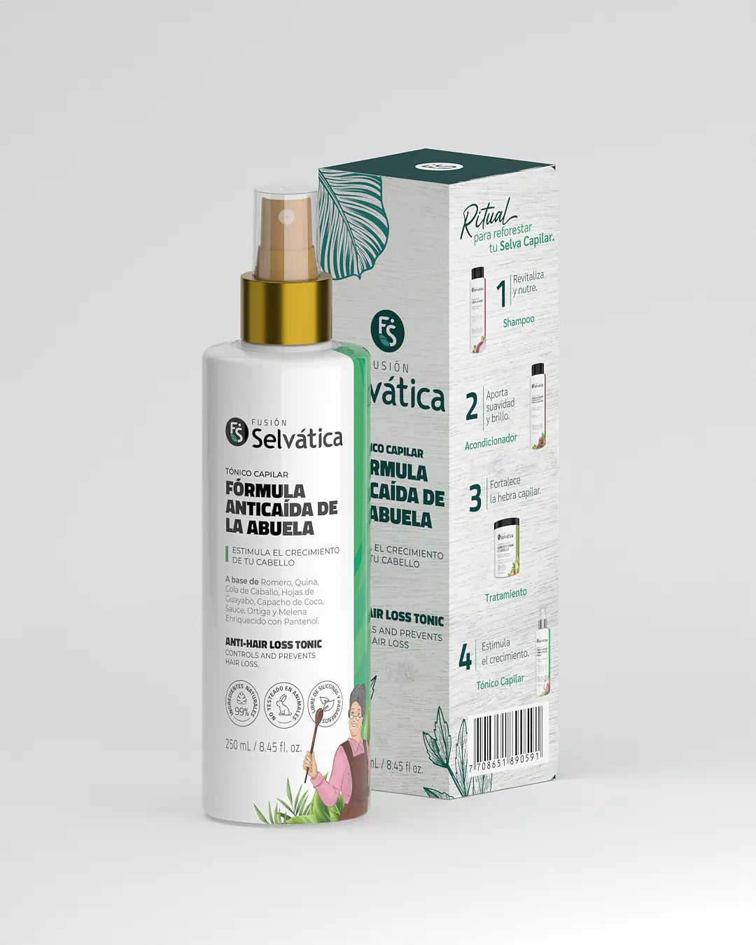 Tónico Anticaída y Crecimiento Fusión Selvática – Fórmula de la Abuela 250 ml - Mi tienda