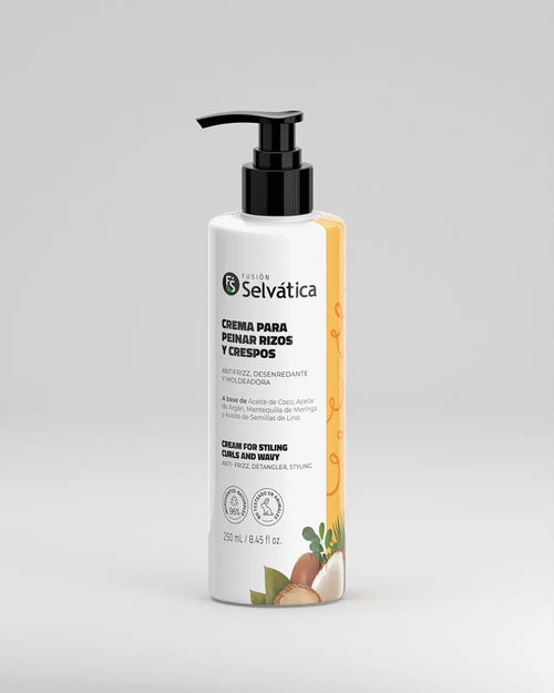 Crema para Peinar Cabellos Rizados y Crespos – Fusión Selvática Beauty Valori