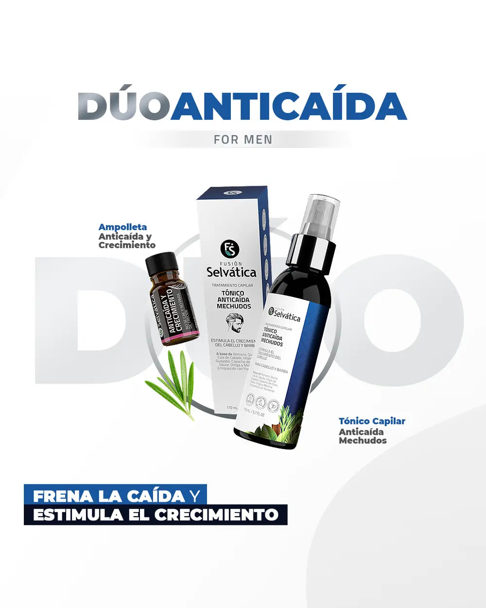 DÚO Anticaída Capilar For Men Beauty Valori