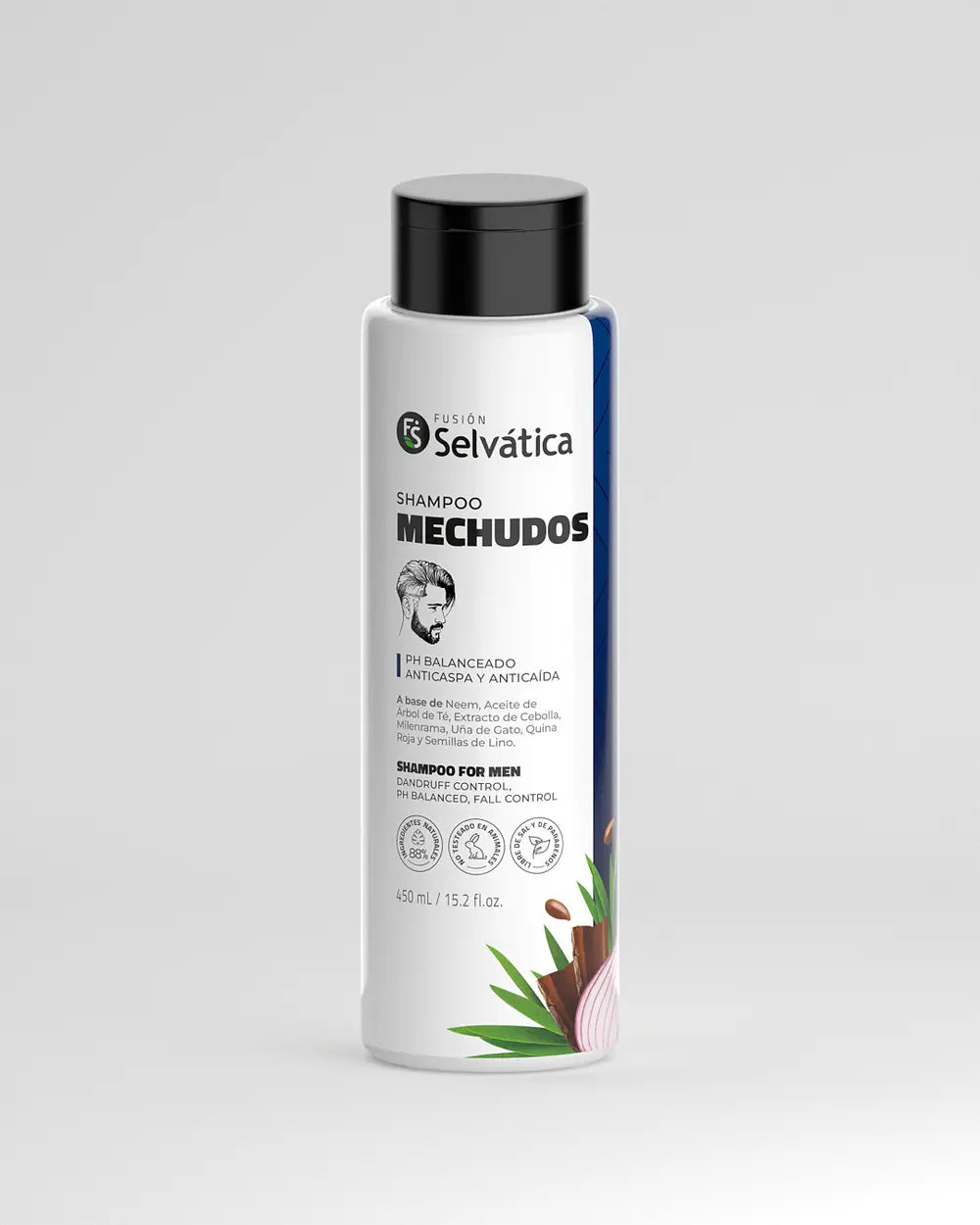 Shampoo Mechudos For Men 450 ml Beauty Valori